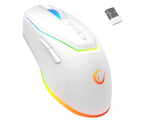 Rampage Vortex M1 Wireless RGB LED White - 1276258 - zdjęcie 2